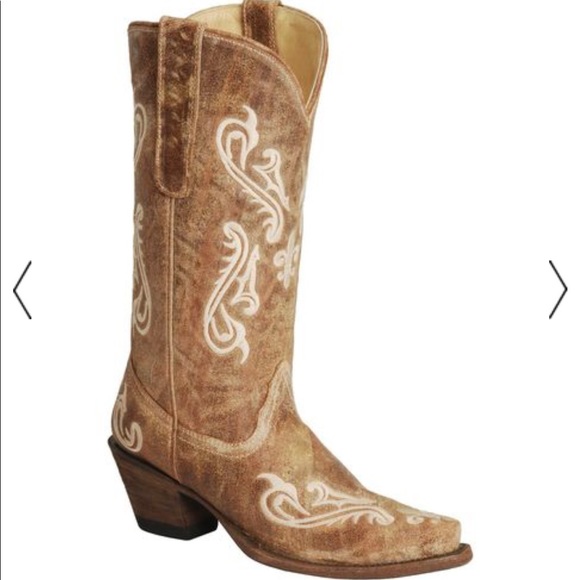 Corral Shoes - ⚜️Corral  Fleur-De-Lis Embroidered Cowgirl boots